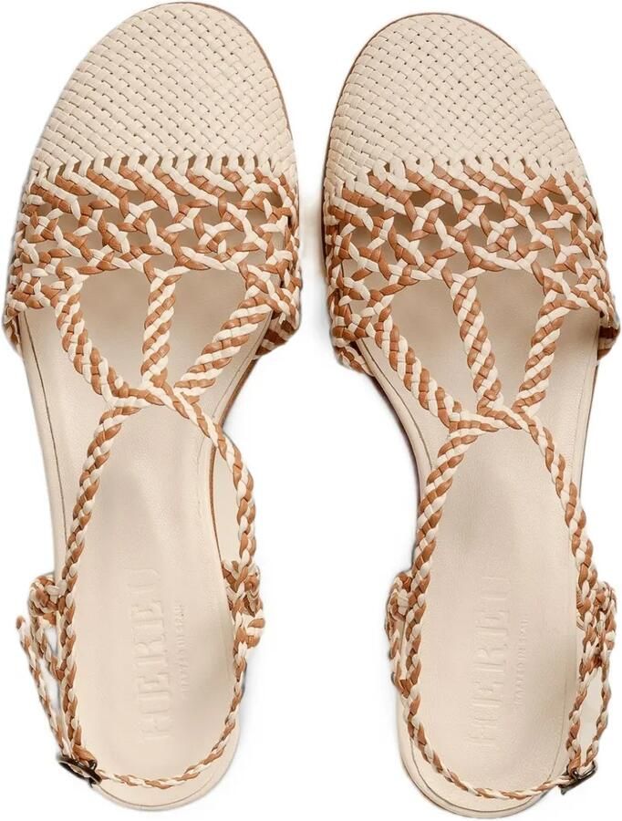 Hereu Plora braided flat pumps Beige - Foto 3