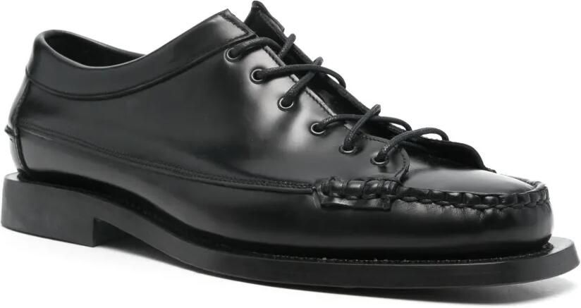 Hereu Priego vierkante loafers Zwart