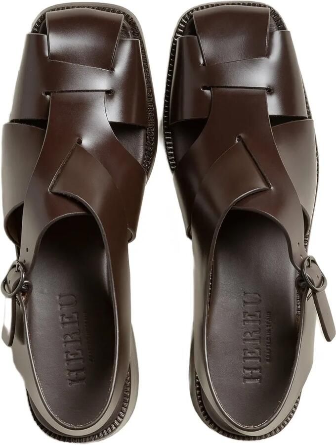 Hereu Raima leren sandalen Bruin - Foto 2