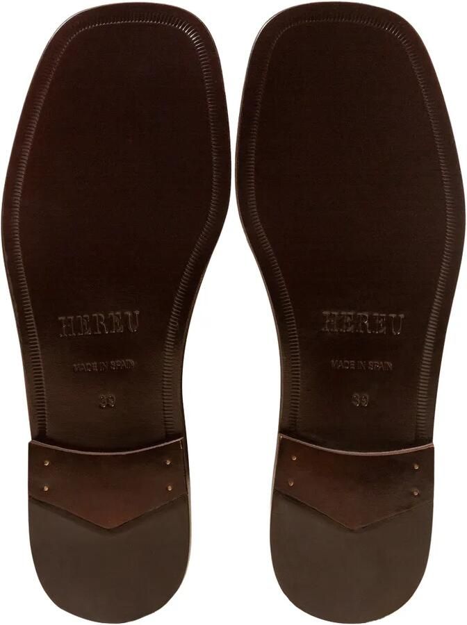 Hereu Raima leren sandalen Bruin - Foto 3