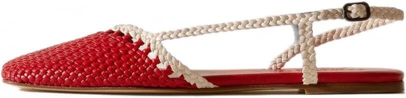 Hereu Rondaia flat pumps Rood
