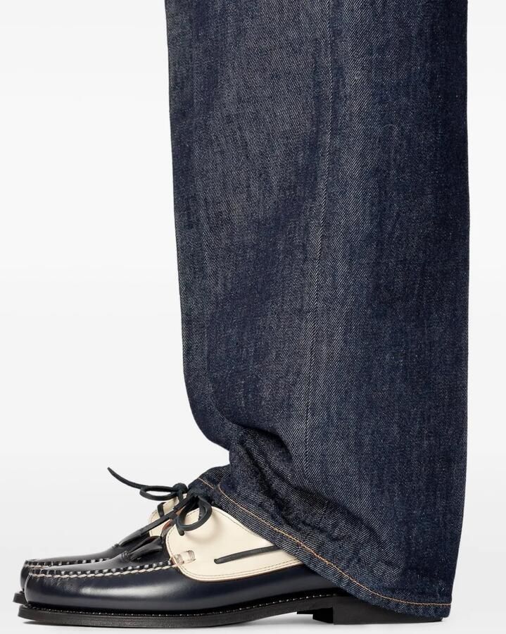 Hereu Saler tweekleurige bootschoenen met vetersluiting Beige - Foto 2