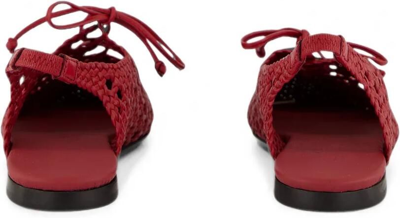 Hereu Sardana handgeweven sandalen Rood