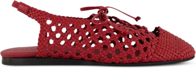 Hereu Sardana handgeweven sandalen Rood - Foto 5