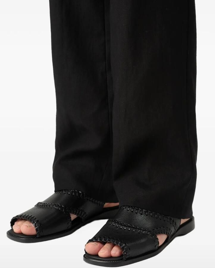 Hereu Sastre sandalen met gevlochten naad Zwart - Foto 3