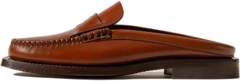 Hereu Sineu flat mules Bruin