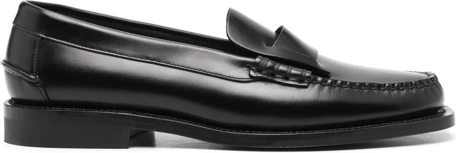 Hereu Sineu leren loafers Zwart