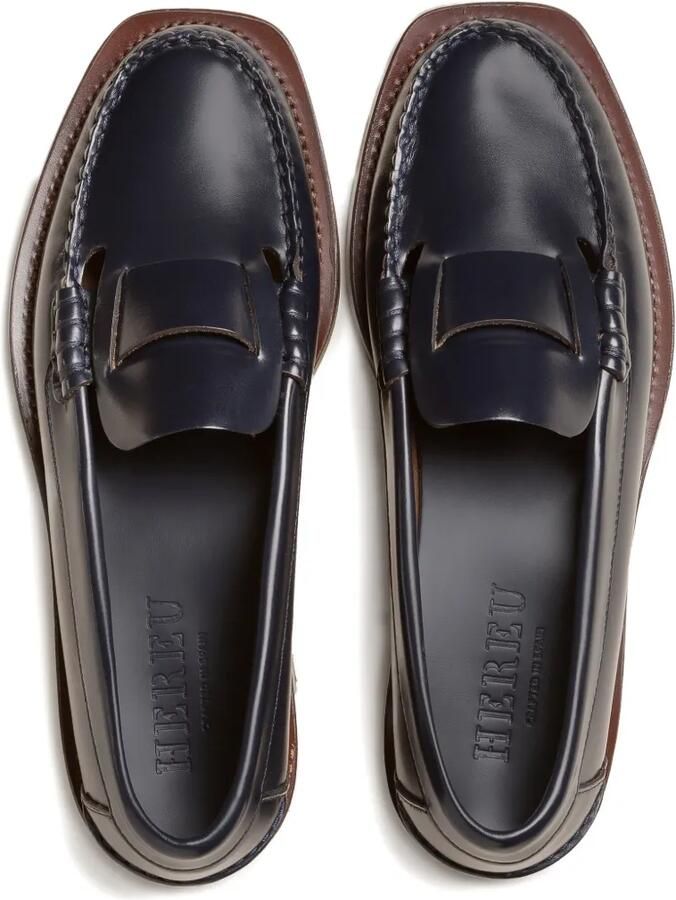 Hereu Slip-on loafers met detail Blauw - Foto 3
