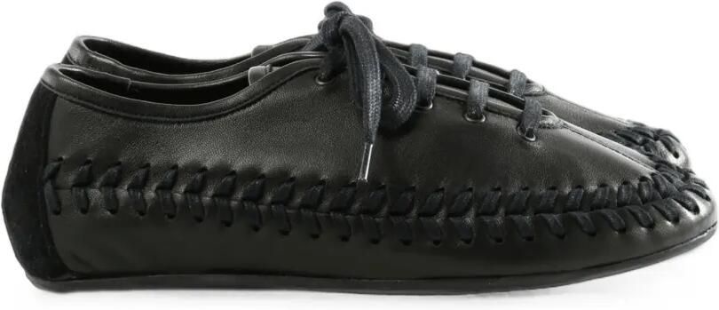 Hereu Sneakers met gestikte afwerking Zwart