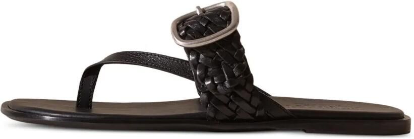 Hereu Tanca sandalen met geweven ceintuur Zwart