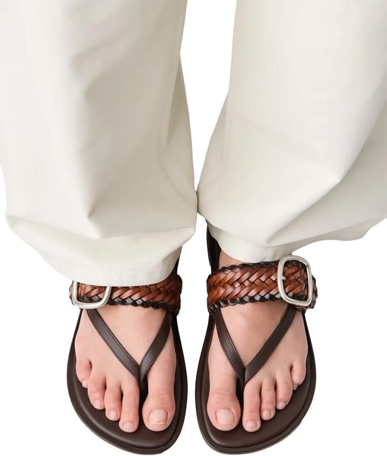 Hereu Tanca sandalen met geweven ceintuur Zwart - Foto 3