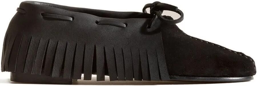 Hereu Tilla loafers met franje Zwart