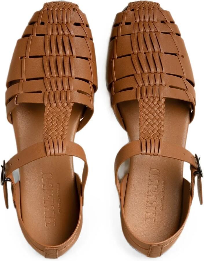Hereu Vedra geweven sandalen Bruin - Foto 2