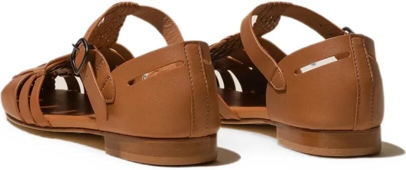 Hereu Vedra geweven sandalen Bruin - Foto 4