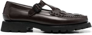 Hereu Loafers met T-bandje Bruin