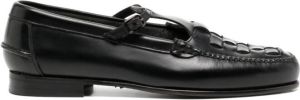 Hereu Maqueda loafers met T-bandje Zwart