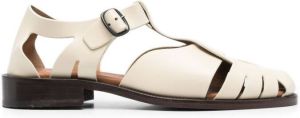Hereu Pesca leren sandalen Beige