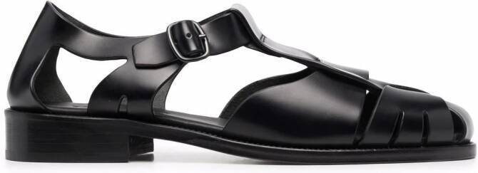 Hereu Pesca sandalen met T-bandje Zwart
