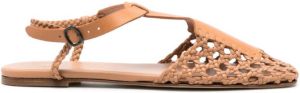 Hereu Reixa leren sandalen Beige