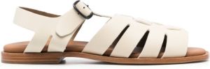 Hereu Sandalen met uitgesneden detail Beige
