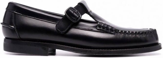 Hereu Loafers met gespdetail Zwart