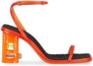 Heron Preston Bubble-Level sandalen met enkelbandje Oranje