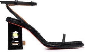 Heron Preston Bubble-Level sandalen met enkelbandje Zwart