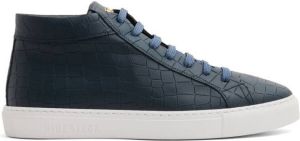 Hide&Jack Essence high-top leather sneakers Blauw