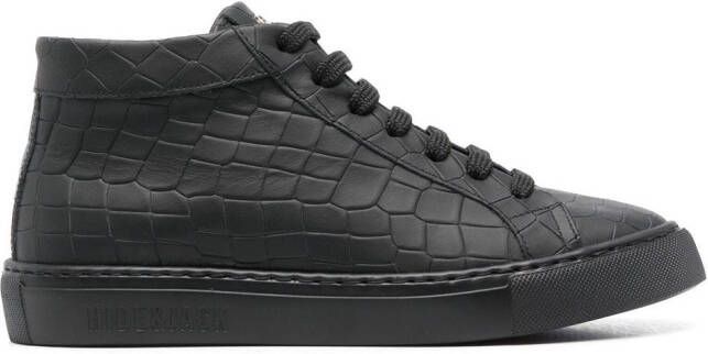 Hide&Jack Essence Croco sneakers Zwart