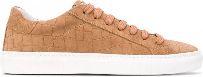 Hide&Jack Essence suède sneakers Bruin