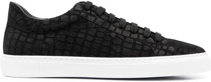 Hide&Jack Essence suède sneakers Zwart