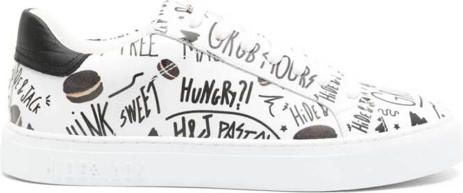 Hide&Jack Essence Sketch sneakers Wit