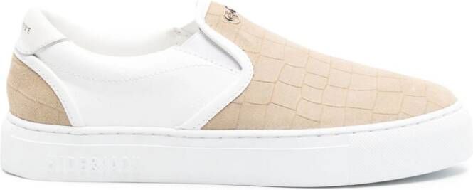 Hide&Jack Fuji Croco sneakers Beige