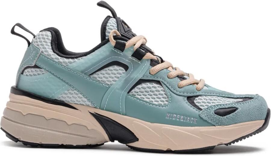 Hide&Jack Chunky sneakers met mesh vlakken Blauw