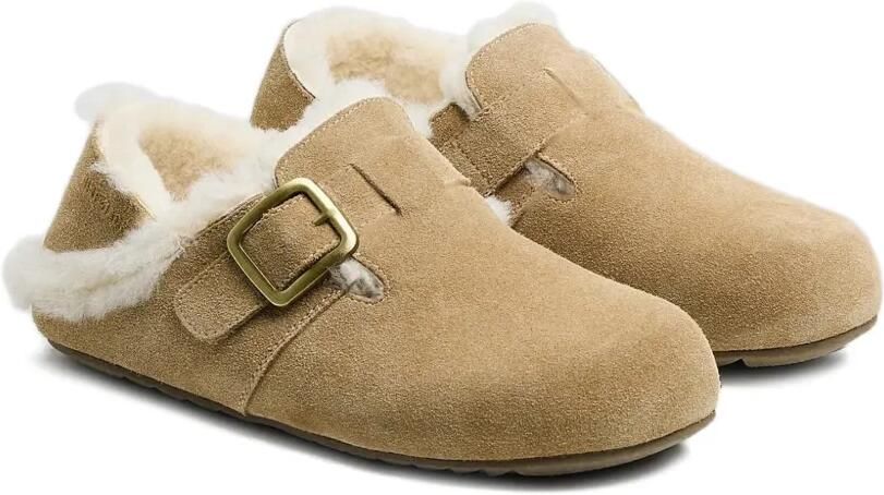 Hide&Jack Ciock loafers van schapenvacht met gespsluiting Beige - Foto 5