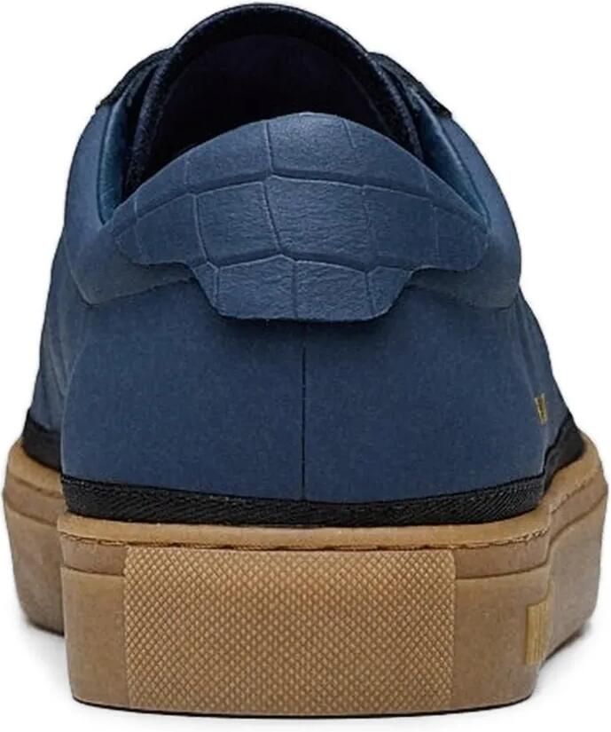 Hide&Jack Sneakers met krokodillen-reliëf en vlakken Blauw - Foto 4