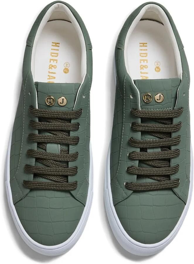 Hide&Jack Essence Croco sneakers Groen - Foto 2