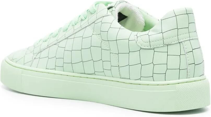 Hide&Jack Essence Croco sneakers met textuur Groen - Foto 3