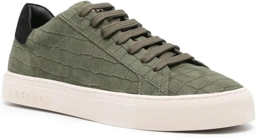 Hide&Jack Essence Flute sneakers Groen - Foto 4