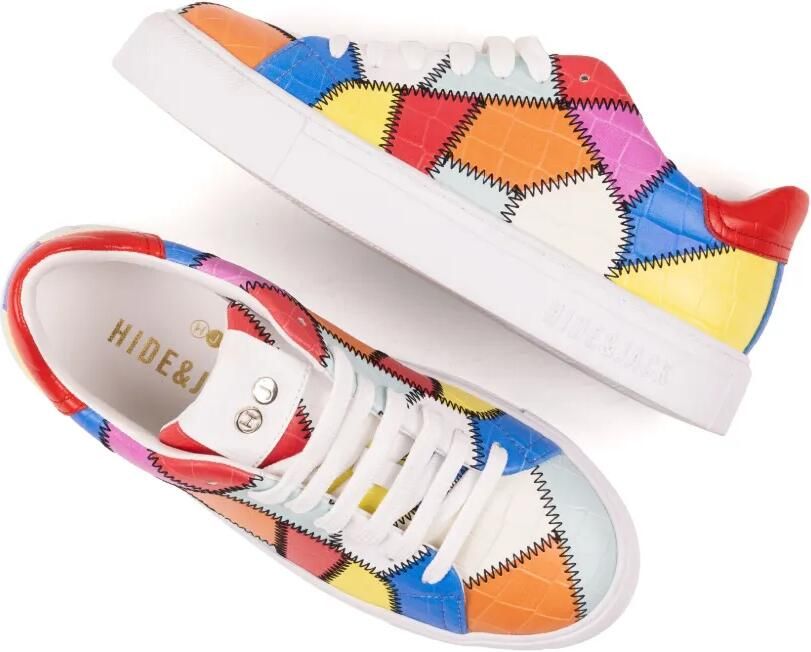 Hide&Jack Leren sneakers Oranje - Foto 4