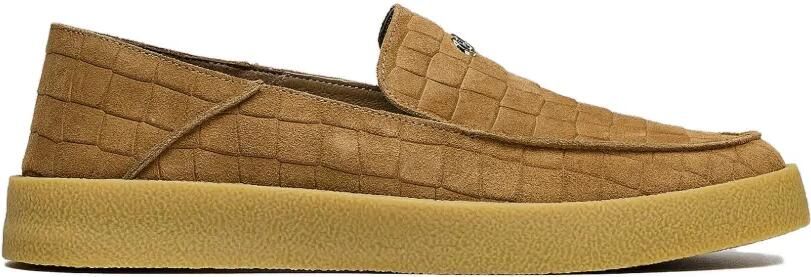 Hide&Jack Loafers met krokodillen-reliëf Beige