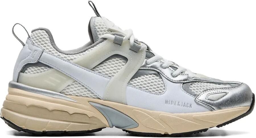 Hide&Jack Metallic mesh sneakers Wit
