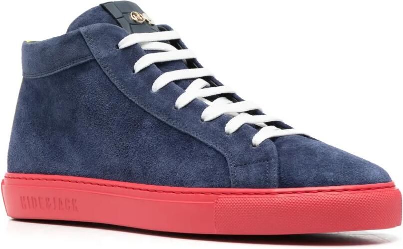 Hide&Jack Oil high-top sneakers Blauw