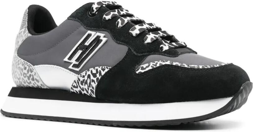 Hide&Jack Over sneakers met zebraprint Grijs - Foto 3