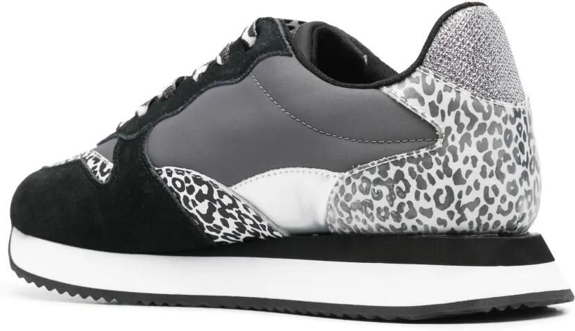 Hide&Jack Over sneakers met zebraprint Grijs - Foto 2