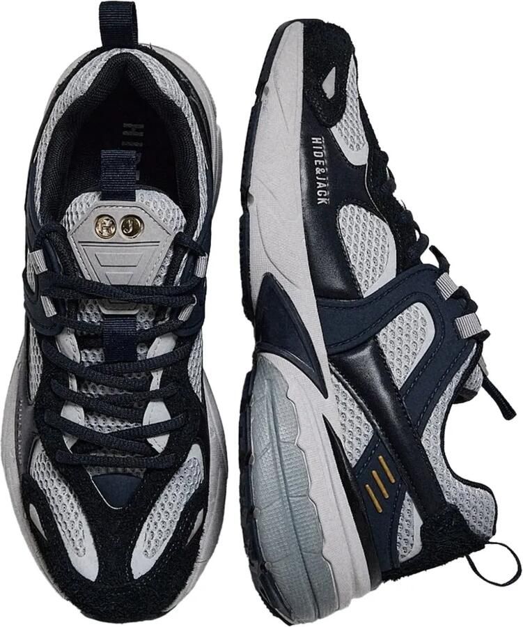 Hide&Jack Sneakers met mesh vlakken Blauw - Foto 2