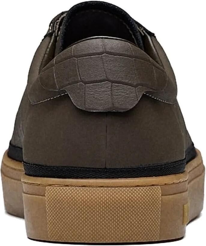 Hide&Jack Retro sneakers met krokodillen-reliëf en vlakken Bruin - Foto 3