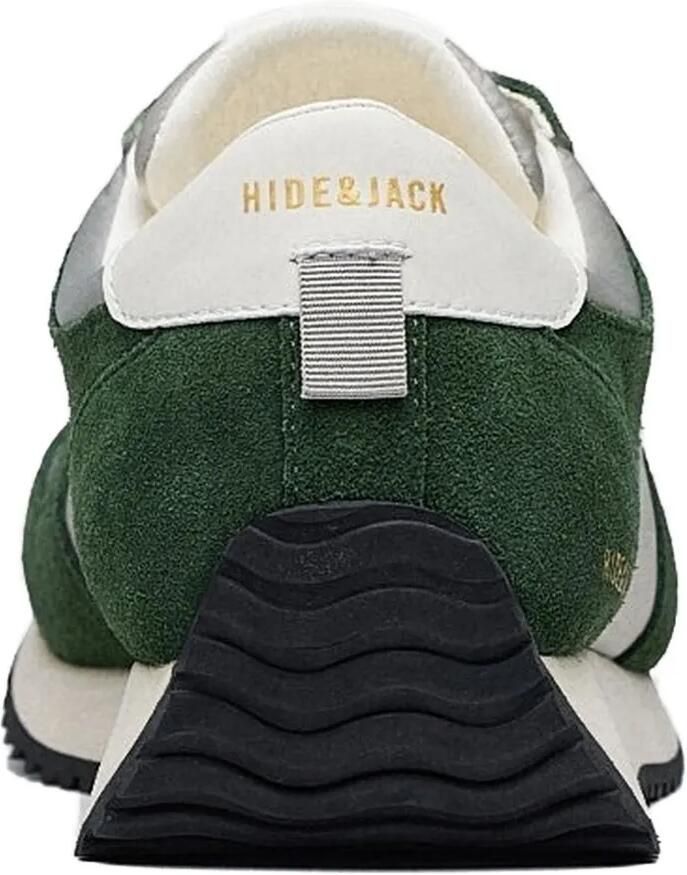 Hide&Jack Roma suède sneakers met vlakken Groen - Foto 3