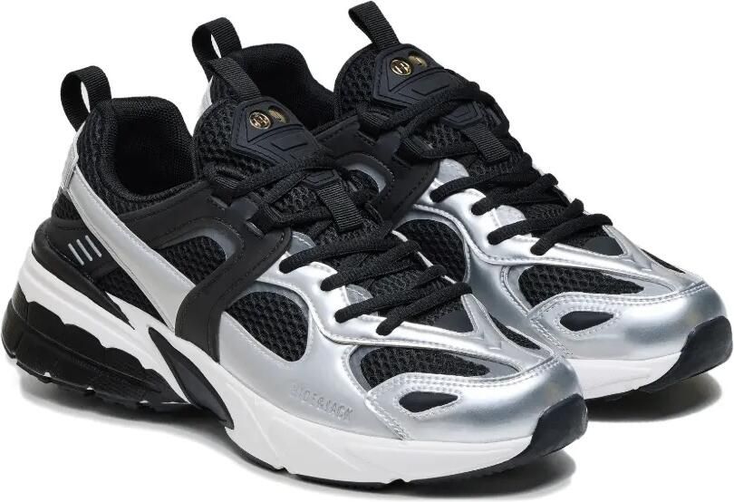 Hide&Jack Running 2000 metallic sneakers Zilver - Foto 4