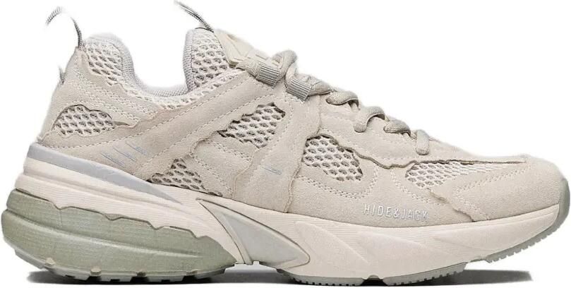 Hide&Jack Running 2000 sneakers met grove zool en vlakken Beige